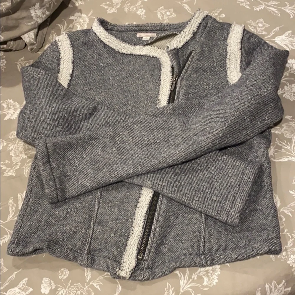 Gap French terry moto jacket